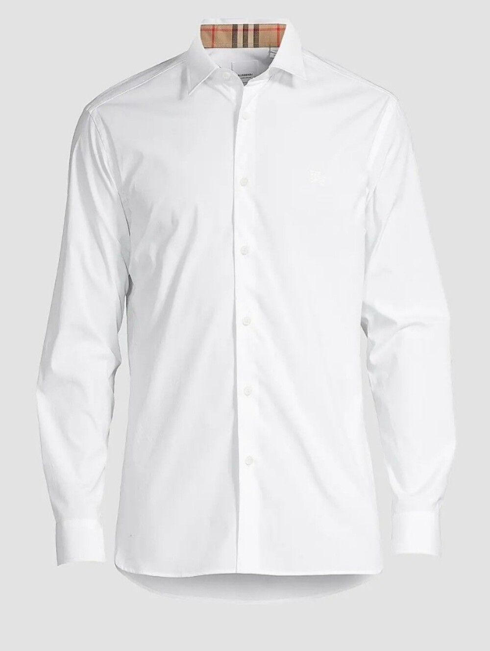 Burberry White Men's Casual Button-Down Shirt